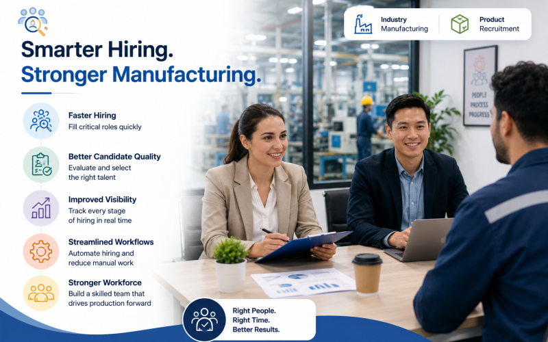 Top Reasons Why Recruitment Slows Down in Manufacturing Industry